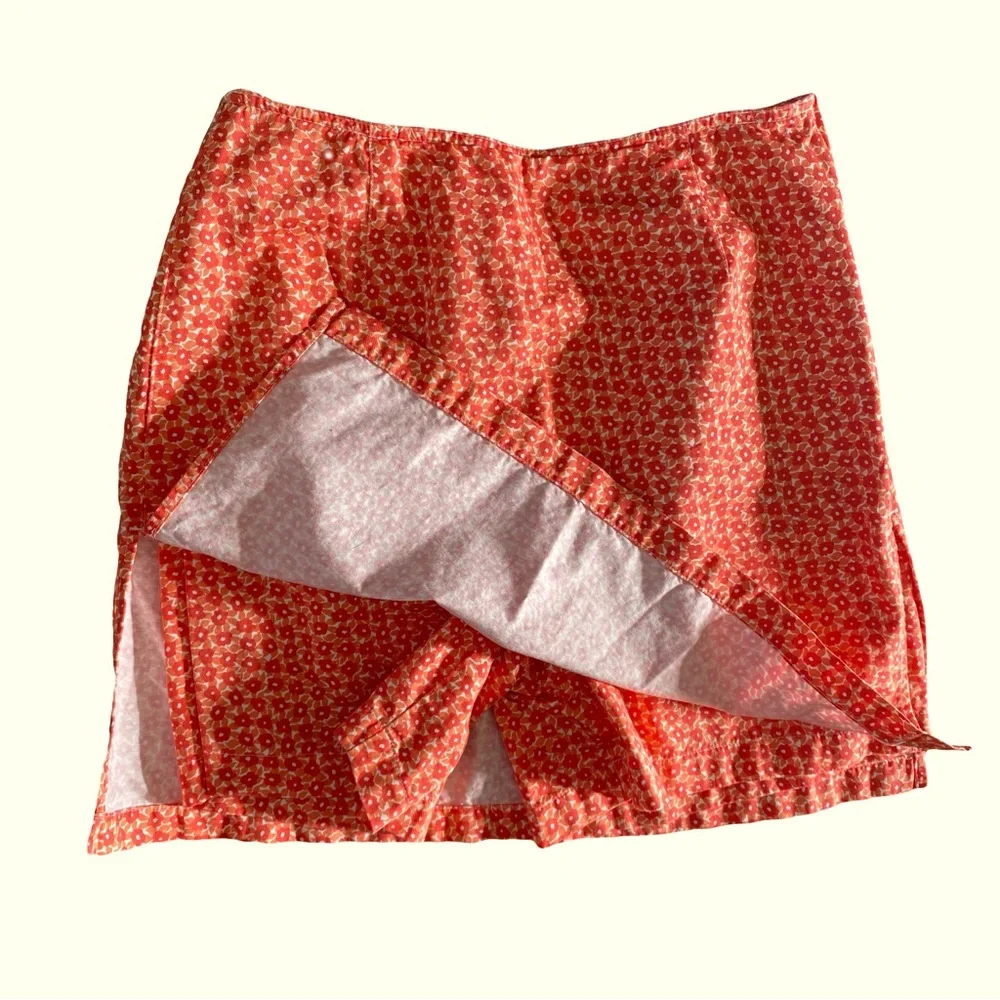 Liz Claiborne Ditzy Floral Skort Size‎ 10 Casual Golf Active Travel Granola